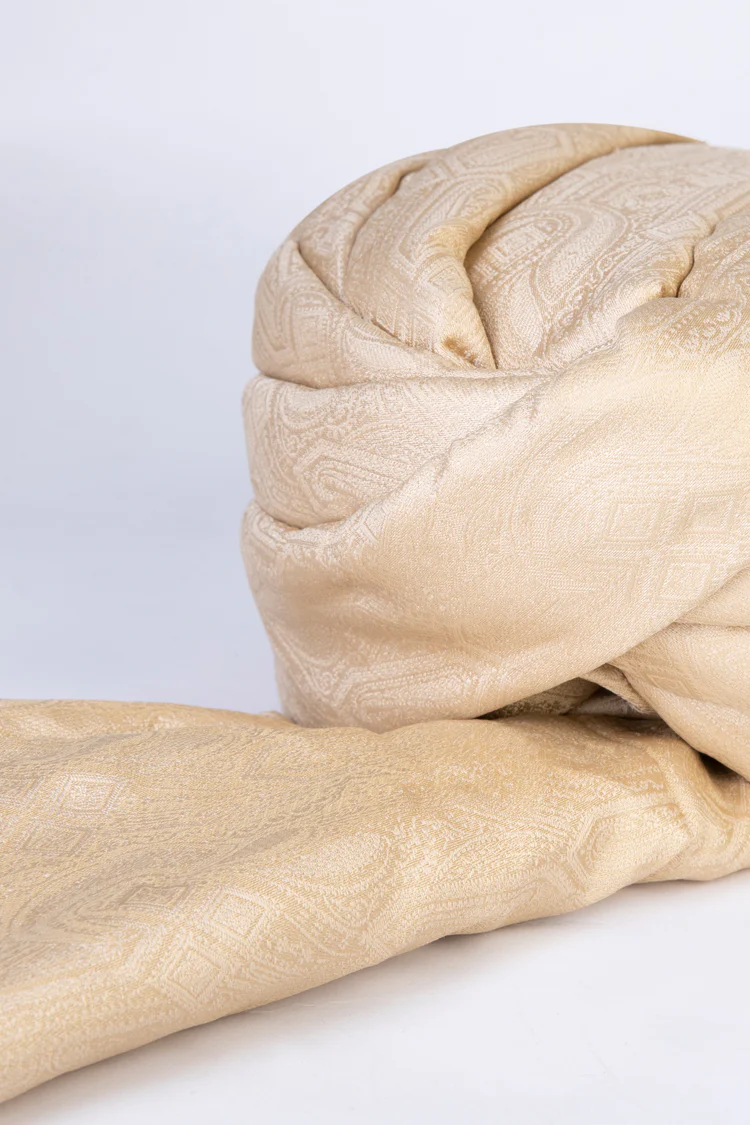 Beige Turban - AL-TB-071 - Image 2