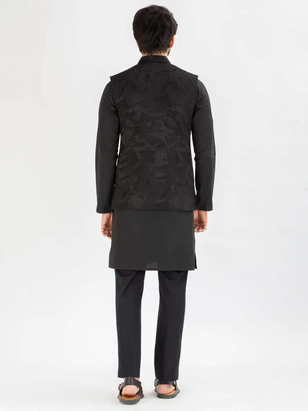 Black Blended Waistcoat - AL-WC-297-R1 - Image 2