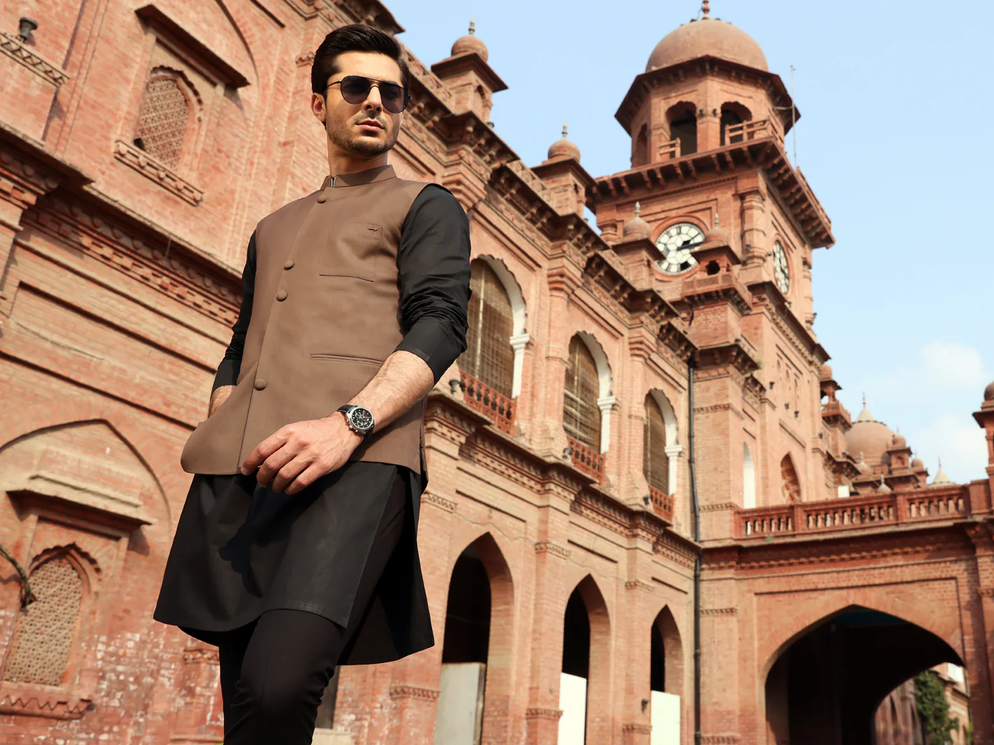 Brown Suiting Waistcoat - AL-WC-359 - Image 3