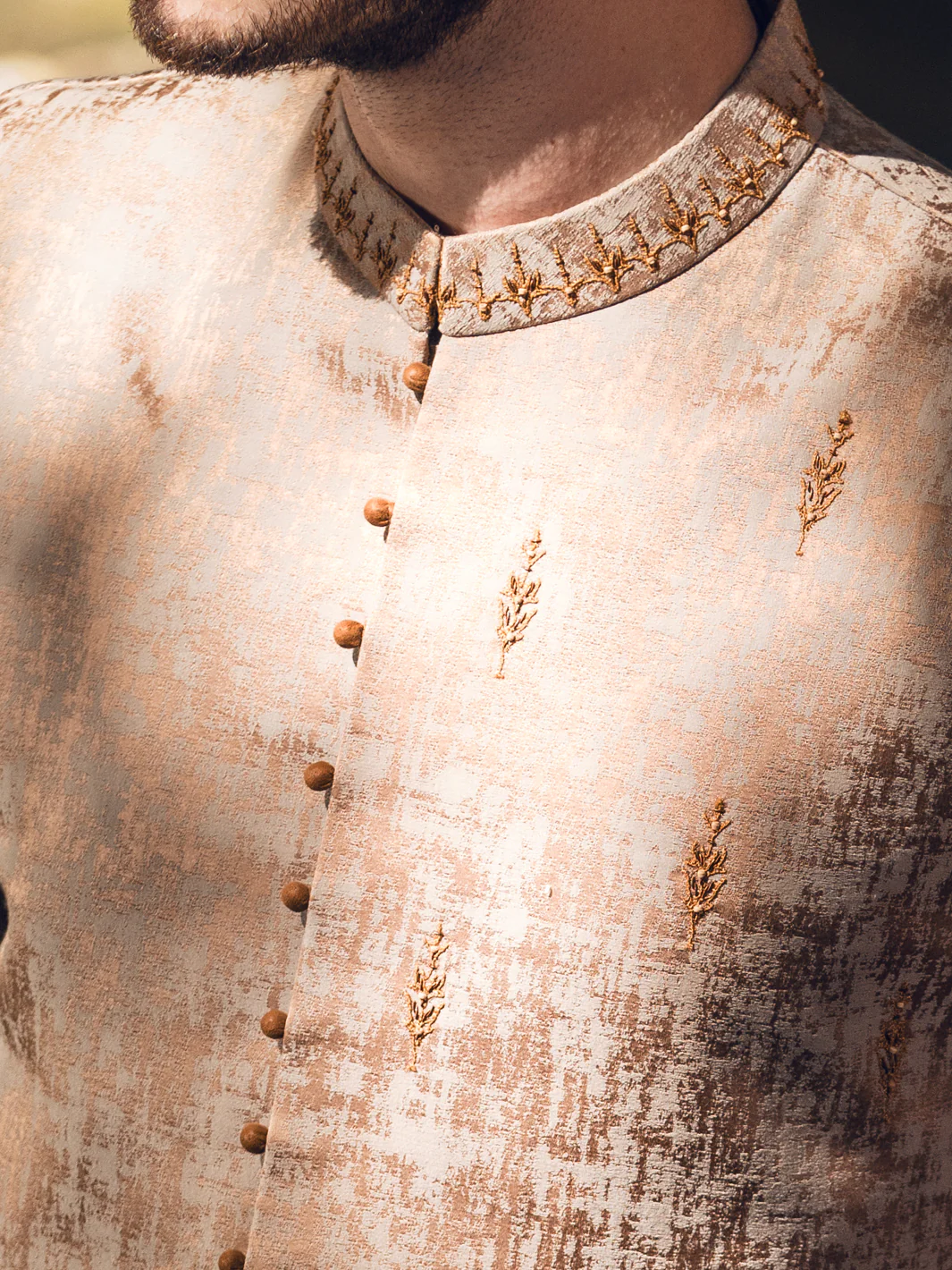 Brown Blended Waistcoat - AL-WC-467 - Image 3
