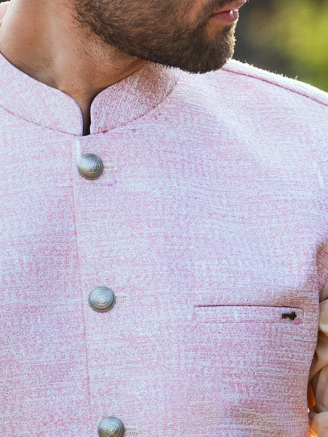 Pink Blended Waistcoat - AL-WC-526 - Image 4