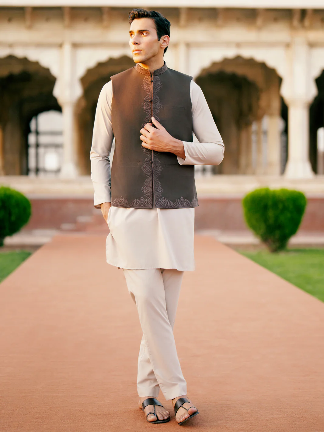 Brown Blended Waistcoat - AL-WC-544B