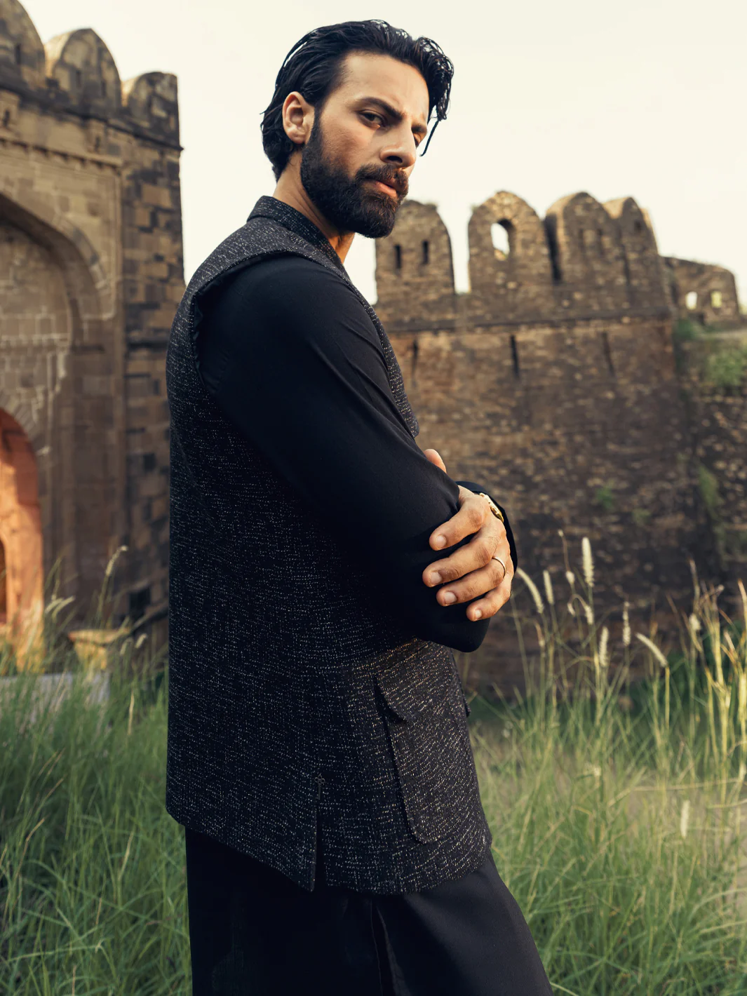 Black Waistcoat - AL-WC-599 - Image 3