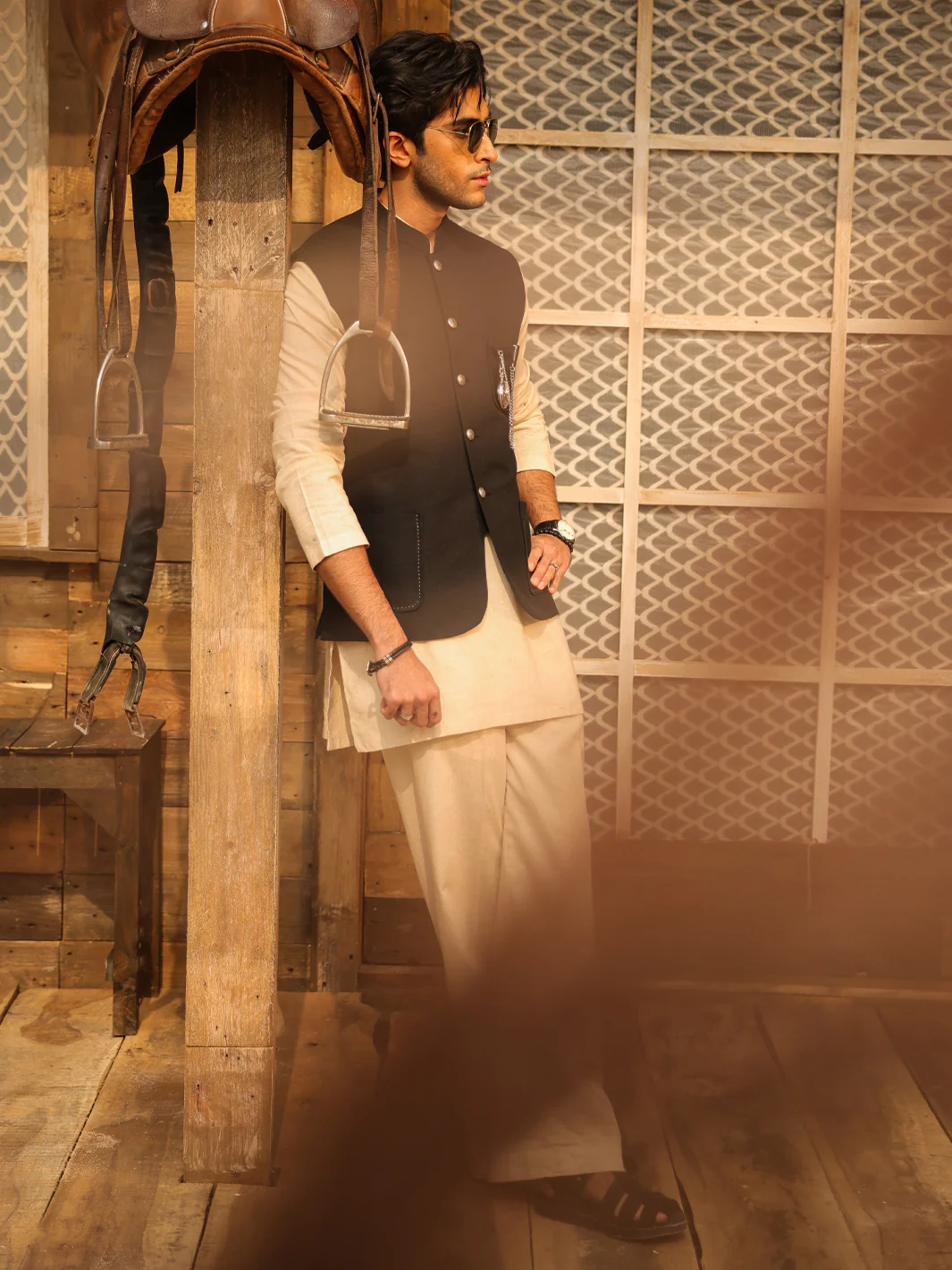 Black Waistcoat - AL-WC-633 - Image 5