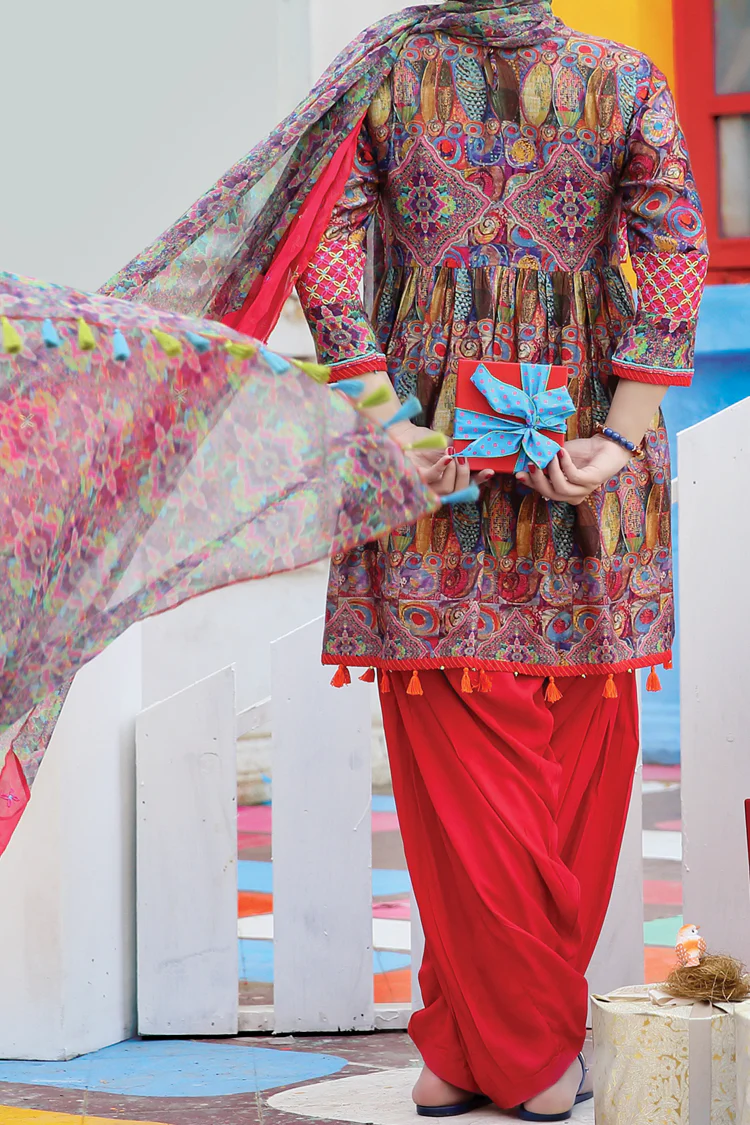 Pink 3 Piece Stitched - ALDP-061 - Image 3