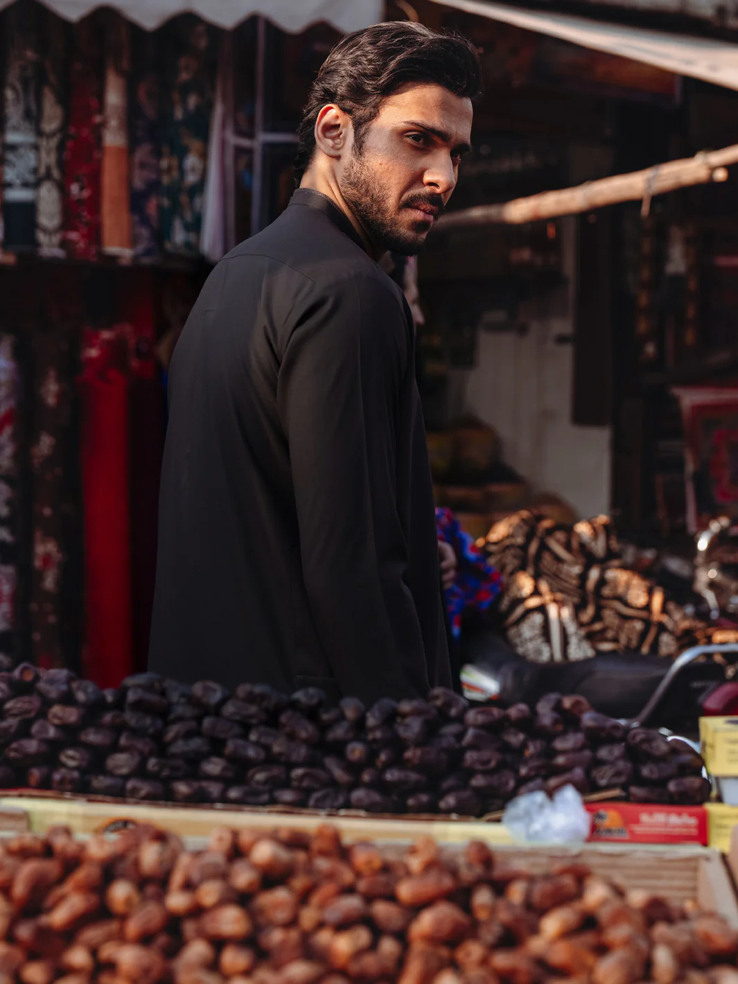 Brown Blended Kurta - ALET-K-2005 - Image 4