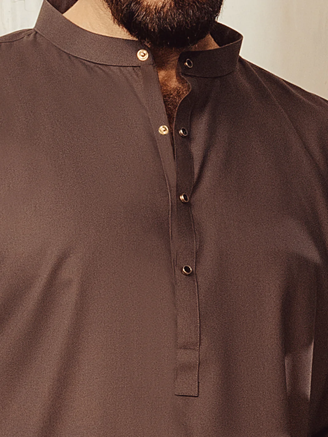 Brown Plain Kurta Trousers - ALET-KT-3005-R2 - Image 3