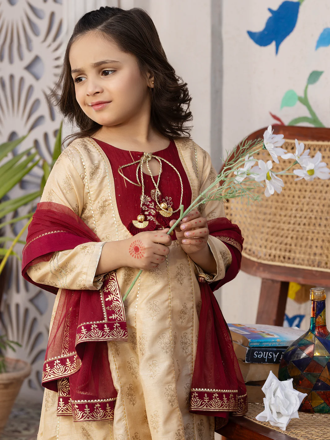 Golden 2 Piece Stitched - ALGR-3PS-LS-001 - Image 2
