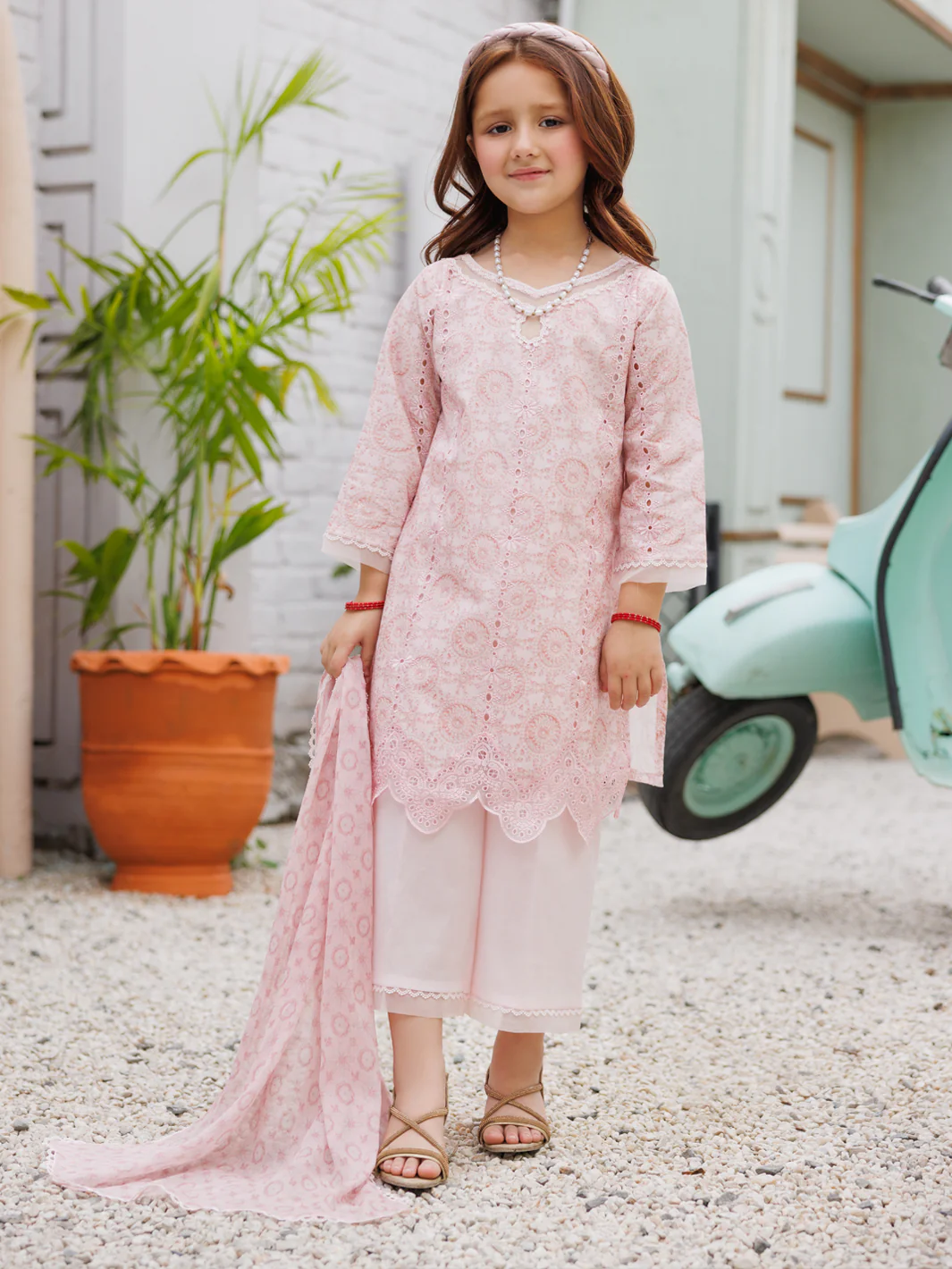 Light Pink Lawn Formal 3Pc Stitched - ALGR-3PS-LS-037
