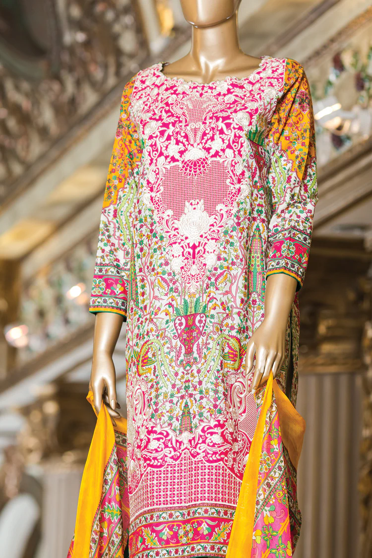 Multicolor Lawn 3 Piece Unstitched - ALP-194A