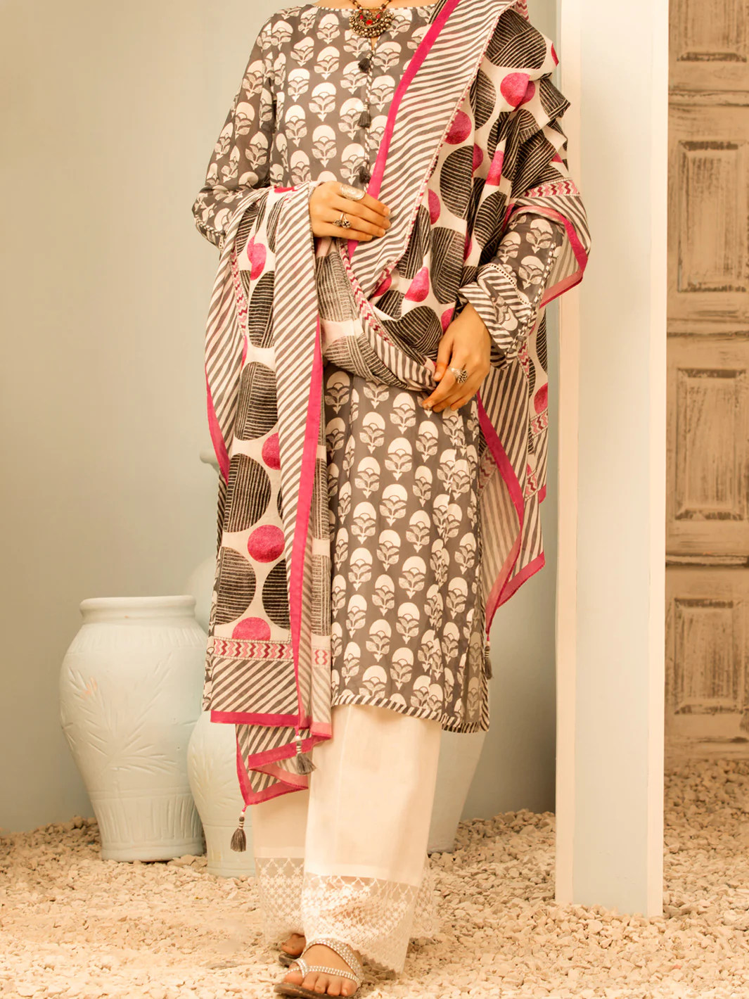Grey Lawn 2 Piece Unstitched - ALP-2PS-1208