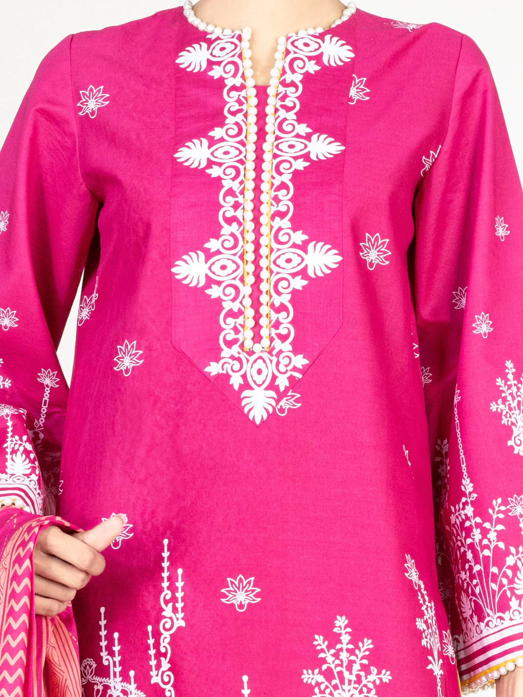 Pink Lawn 2 Piece Unstitched - ALP-2PS-1451B - Image 4