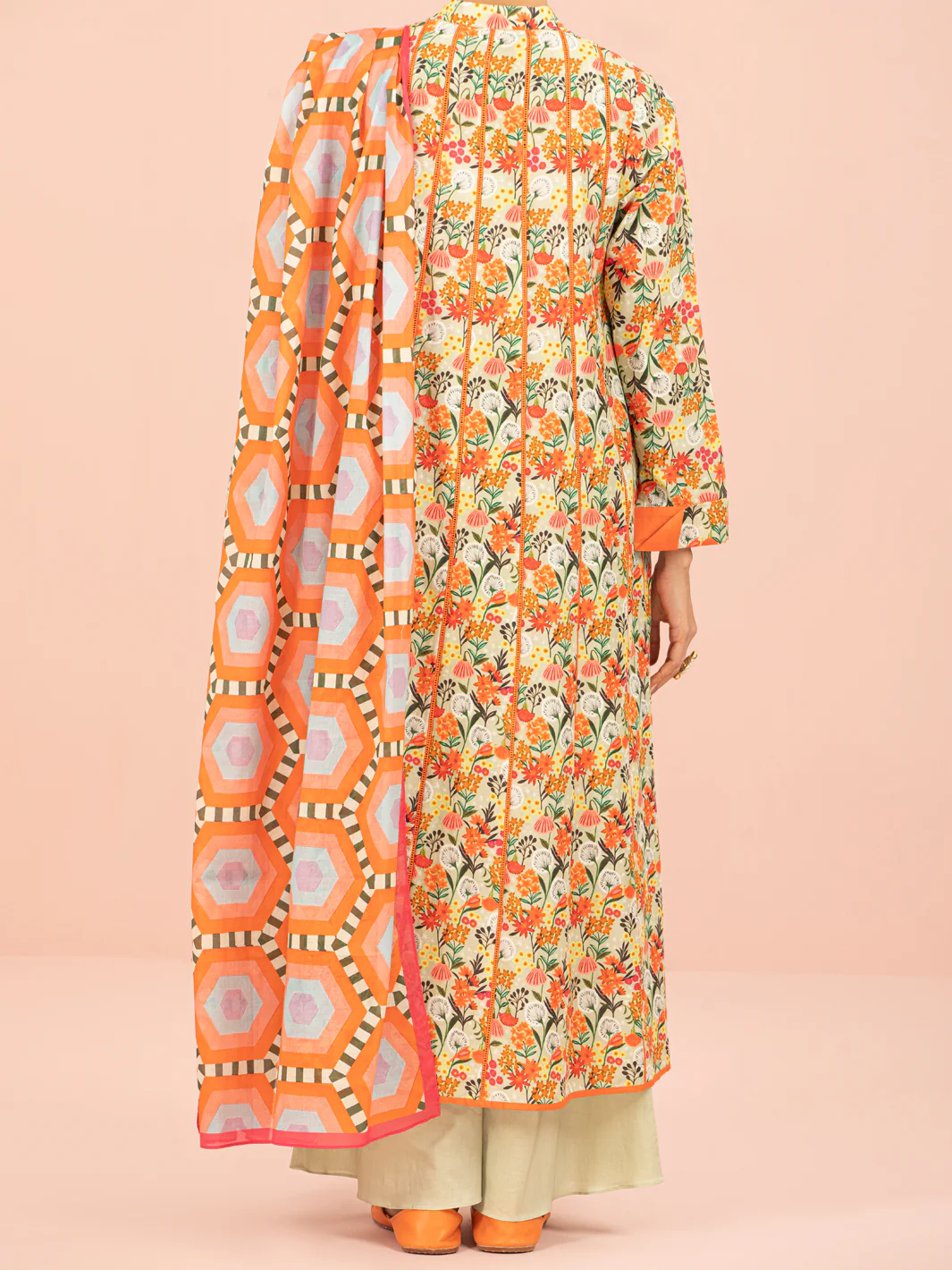 Multicolor Lawn 2 Piece Unstitched - ALP-2PS-1559 - Image 2