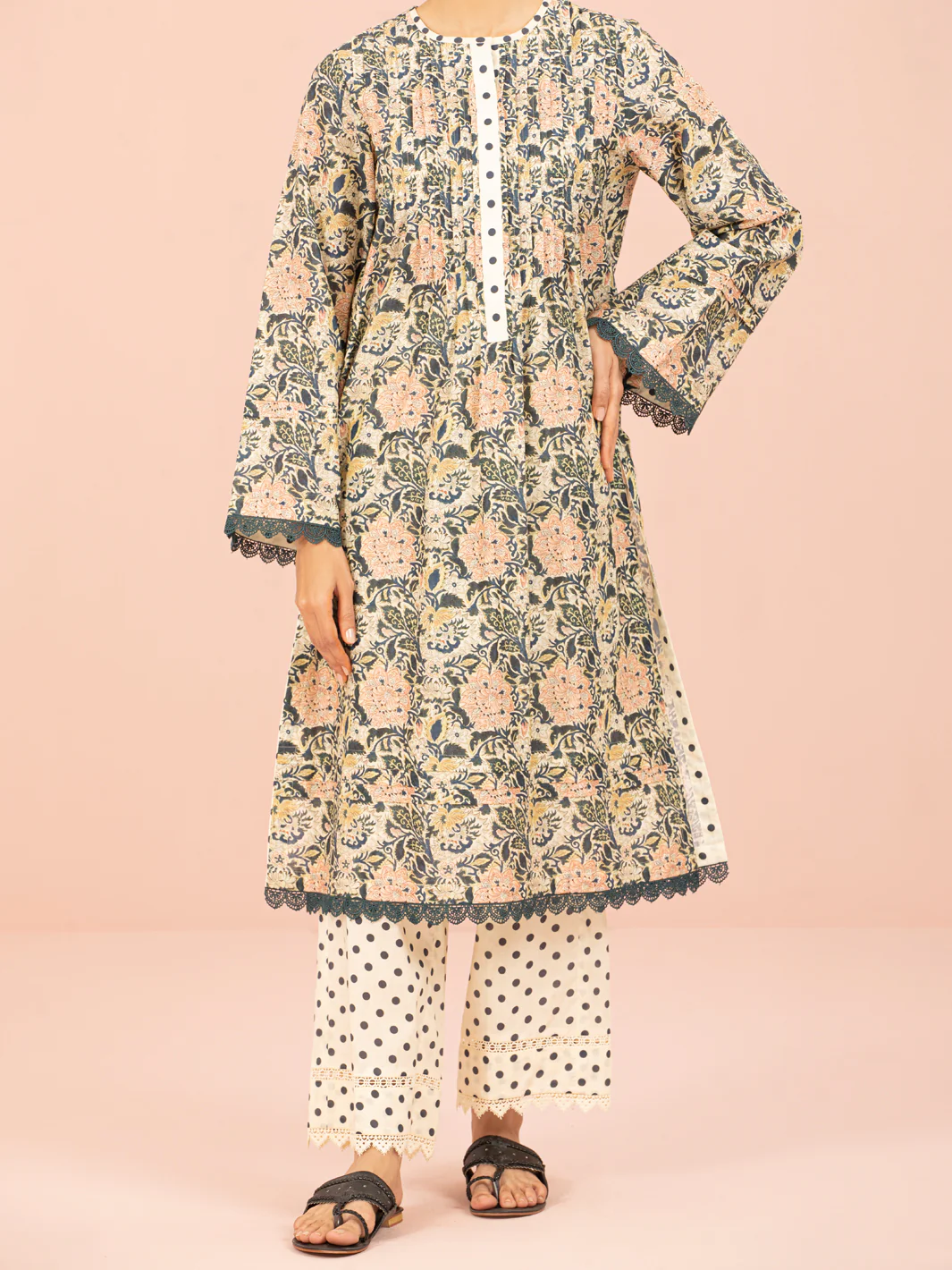 Ivory Lawn 2 Piece Unstitched - ALP-2PS-1561