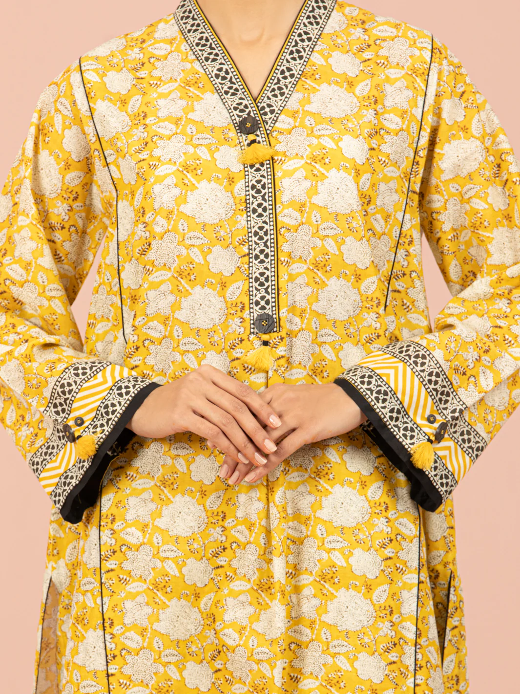 Yellow Lawn 2 Piece Unstitched - ALP-2PS-1562 - Image 3