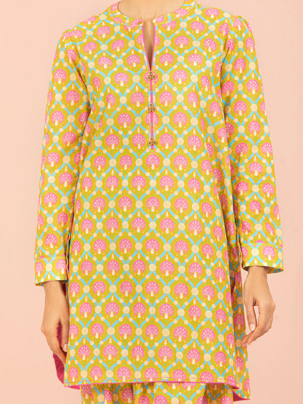 Yellow Lawn 2 Piece Unstitched - ALP-2PS-1564 - Image 3