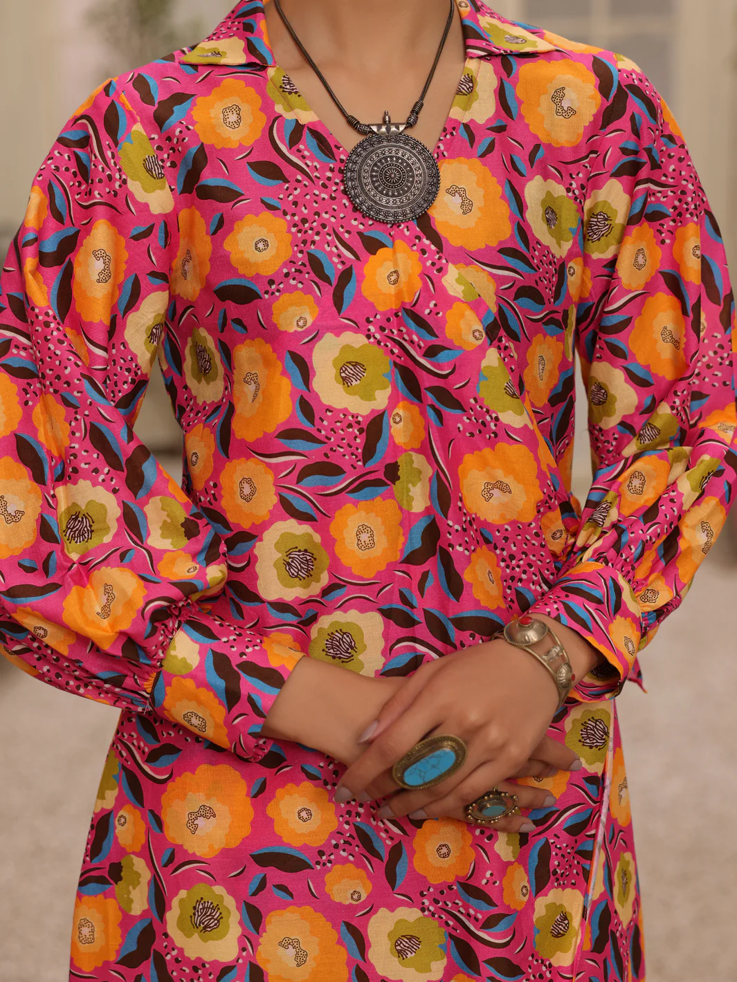 Fuchsia Lawn 2 Piece Unstitched - ALP-2PS-1681 - Image 4