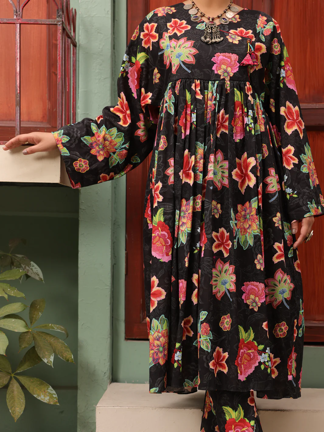 Black Lawn 2 Piece Unstitched - ALP-2PS-1685 - Image 4