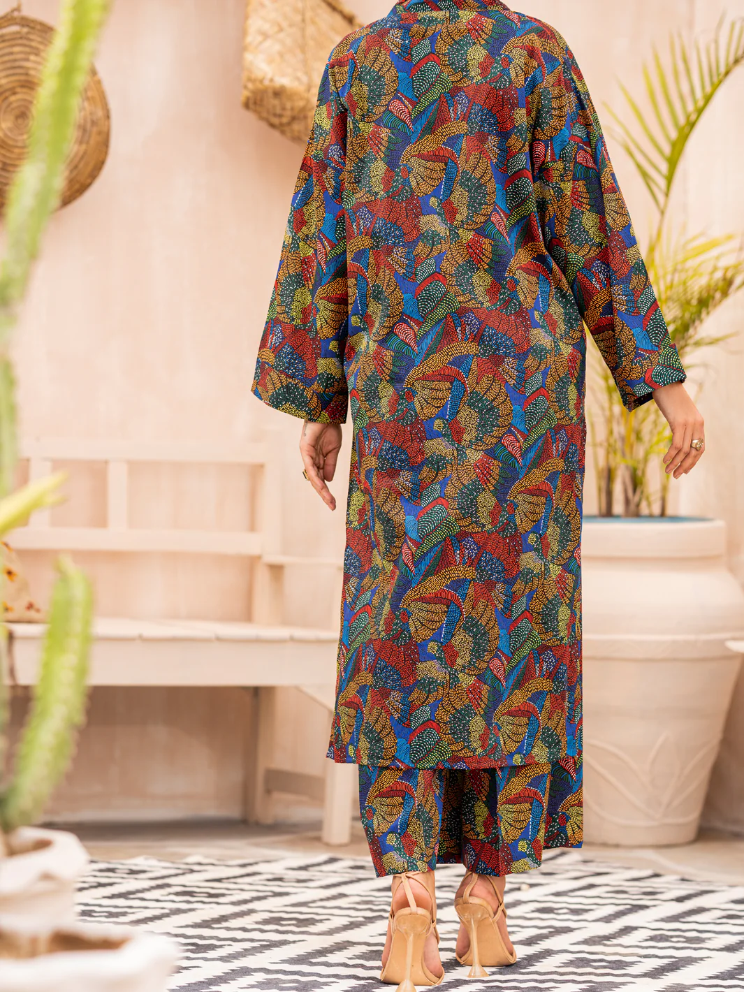 Navy Blue Cambric 2 Piece Unstitched - ALP-2PS-1686 - Image 3