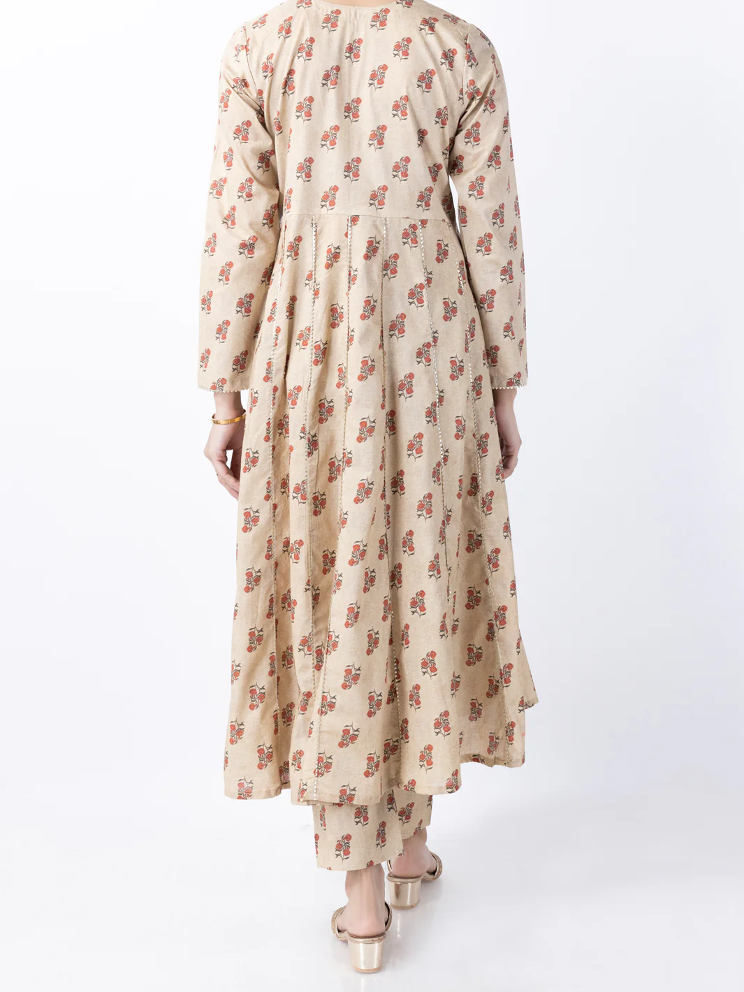 Khaki Lawn 2Pc Unstitched - ALP-2PS-1742 - Image 2