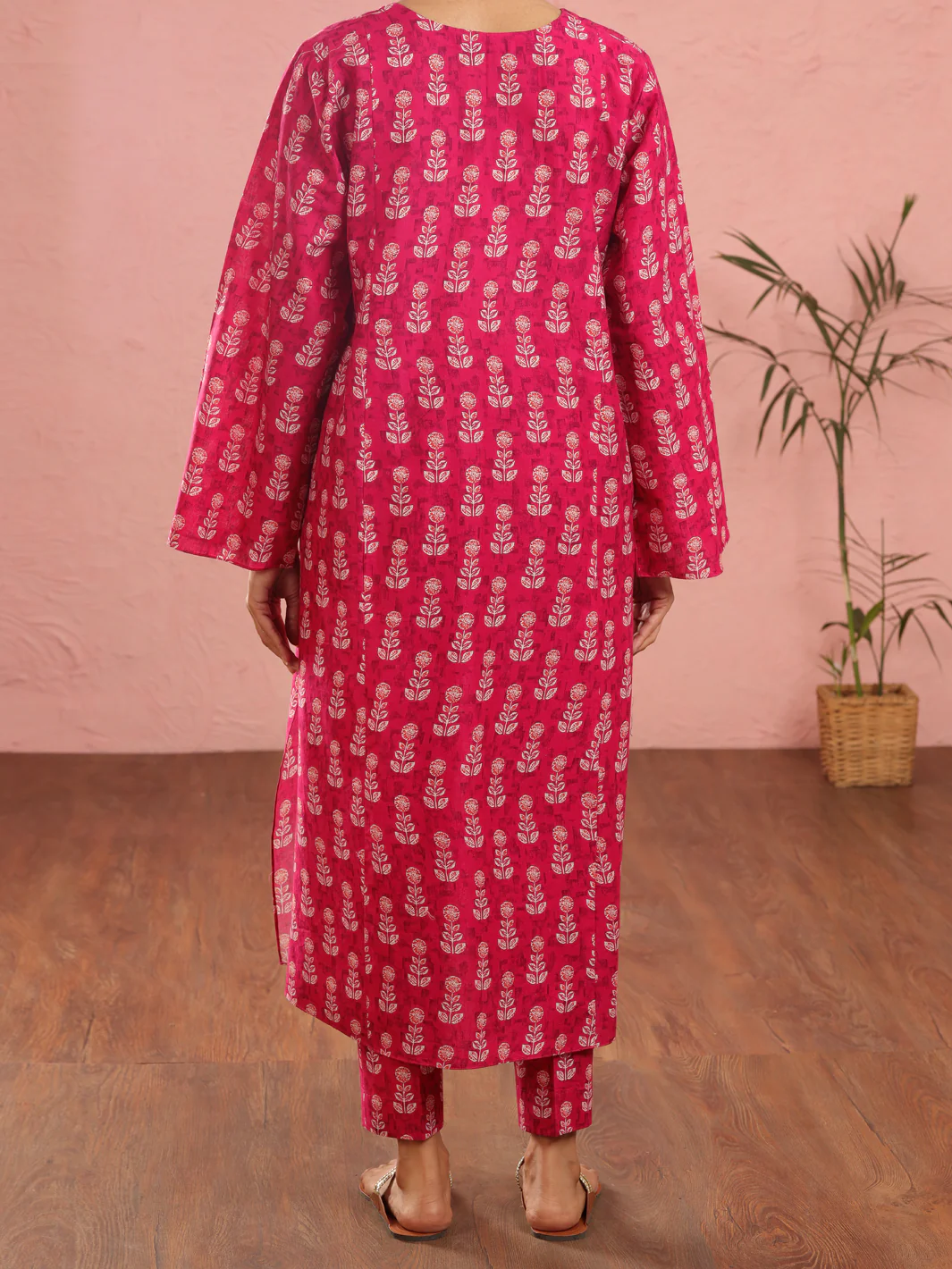 Pink Cambric 2Pc Unstitched - ALP-2PS-1971 - Image 3
