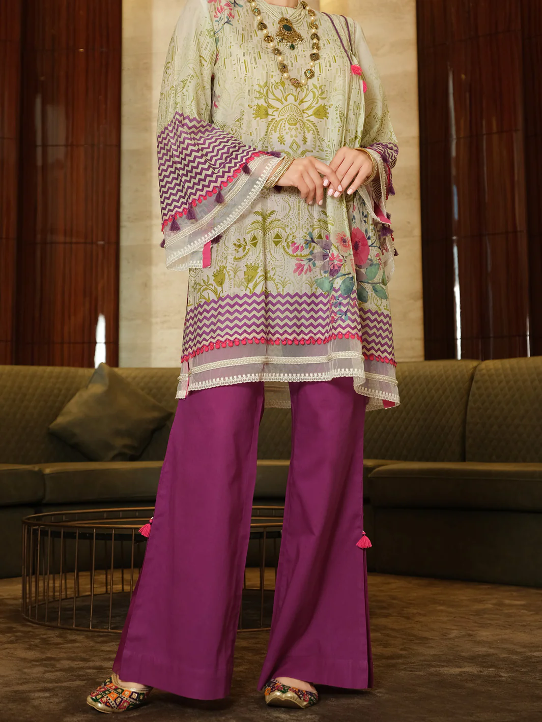 Ivory Lawn 2 Piece Unstitched - ALP-2PS-919