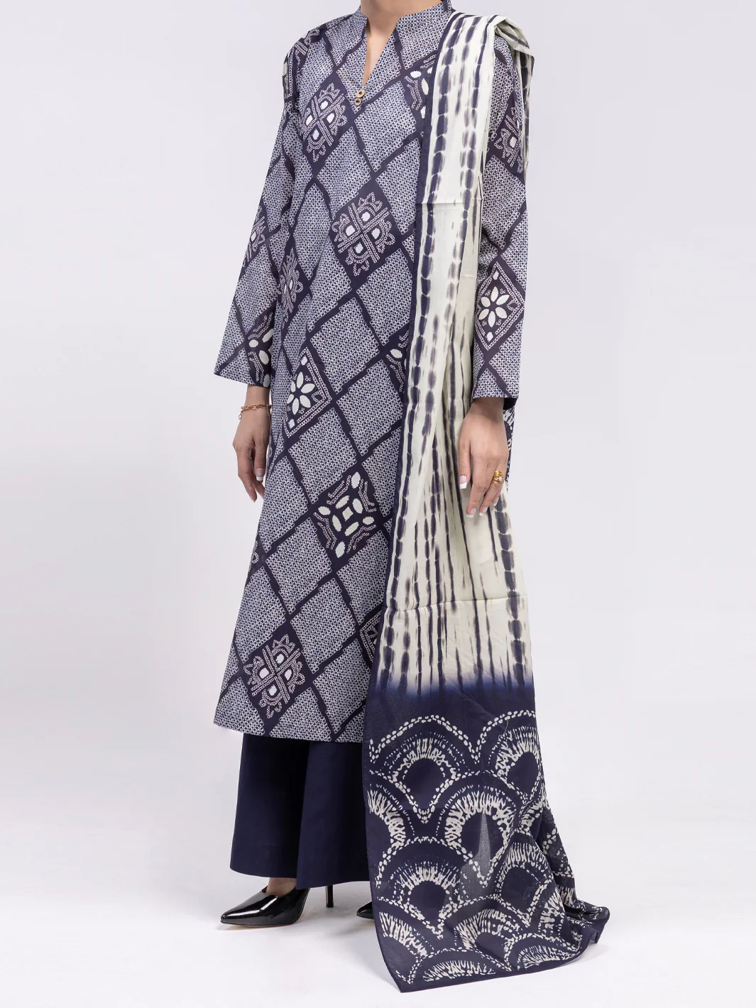 Blue Lawn 2Pc Unstitched - ALP-2PS-LKD-2470 - Image 4