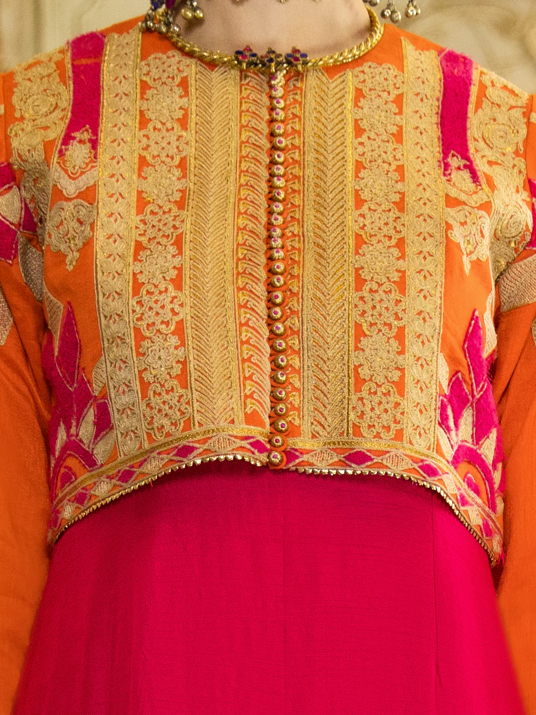 Pink Raw Silk 2 Piece Stitched - ALP-2PS-LKS-1276 - Image 2