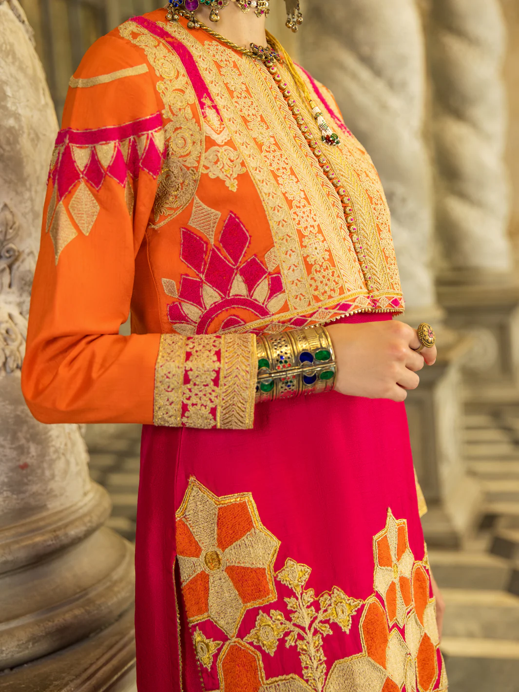 Pink Raw Silk 2 Piece Stitched - ALP-2PS-LKS-1276 - Image 7