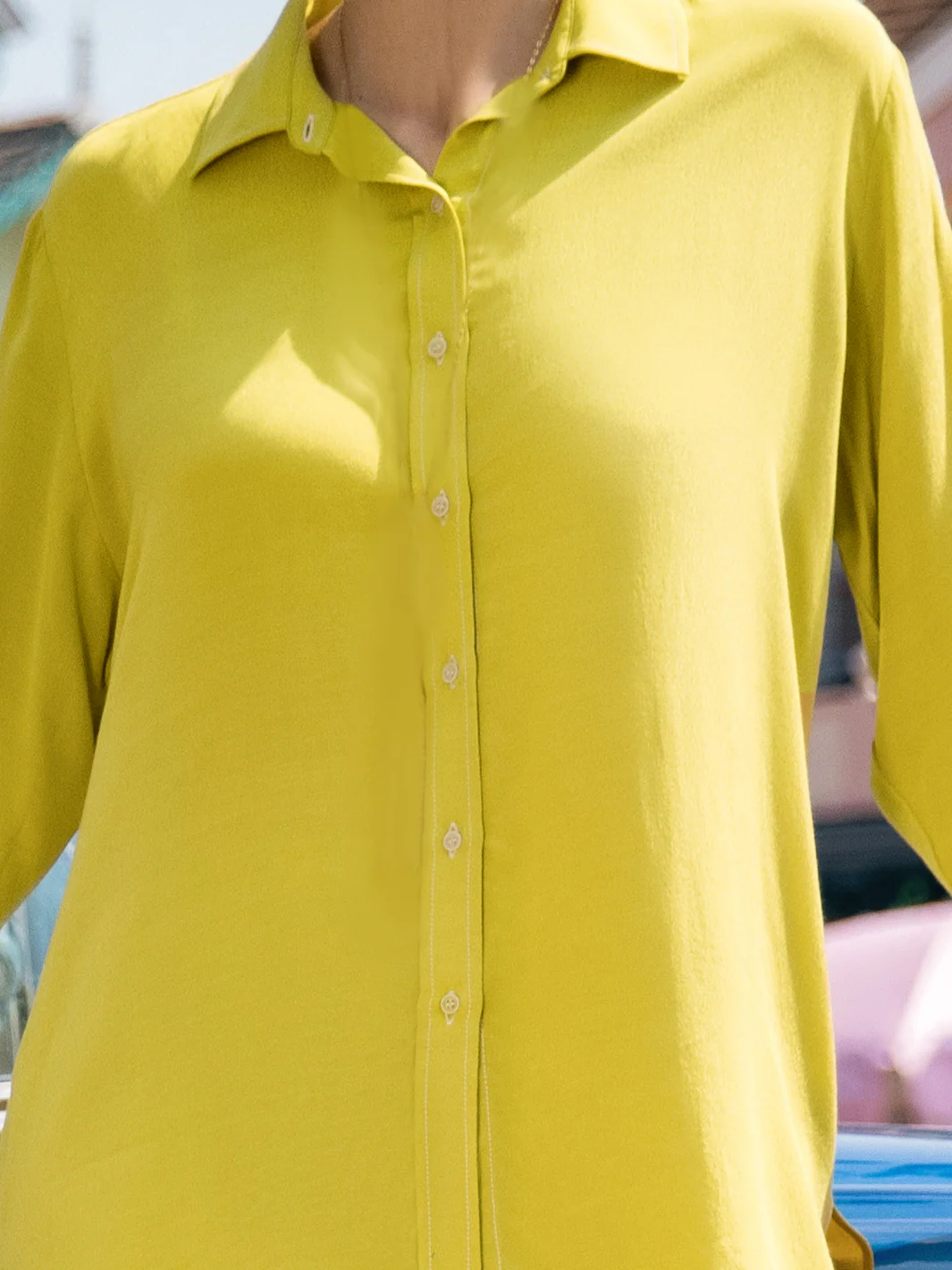 Lime Green 2 Piece Stitched - ALP-2PS-LKS-1332 - Image 4