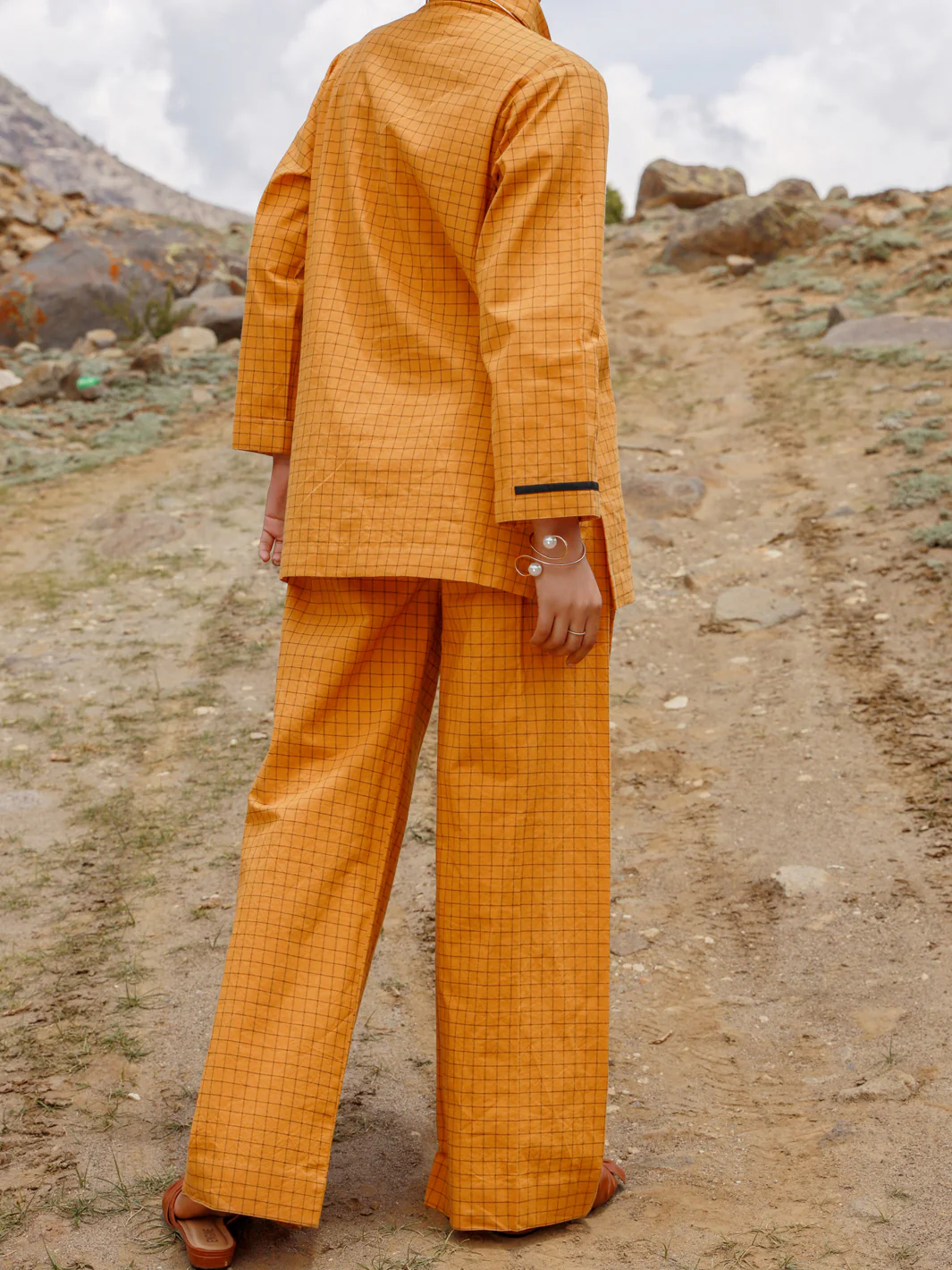 Mustard 2 Piece Stitched - ALP-2PS-LKS-1467 - Image 2