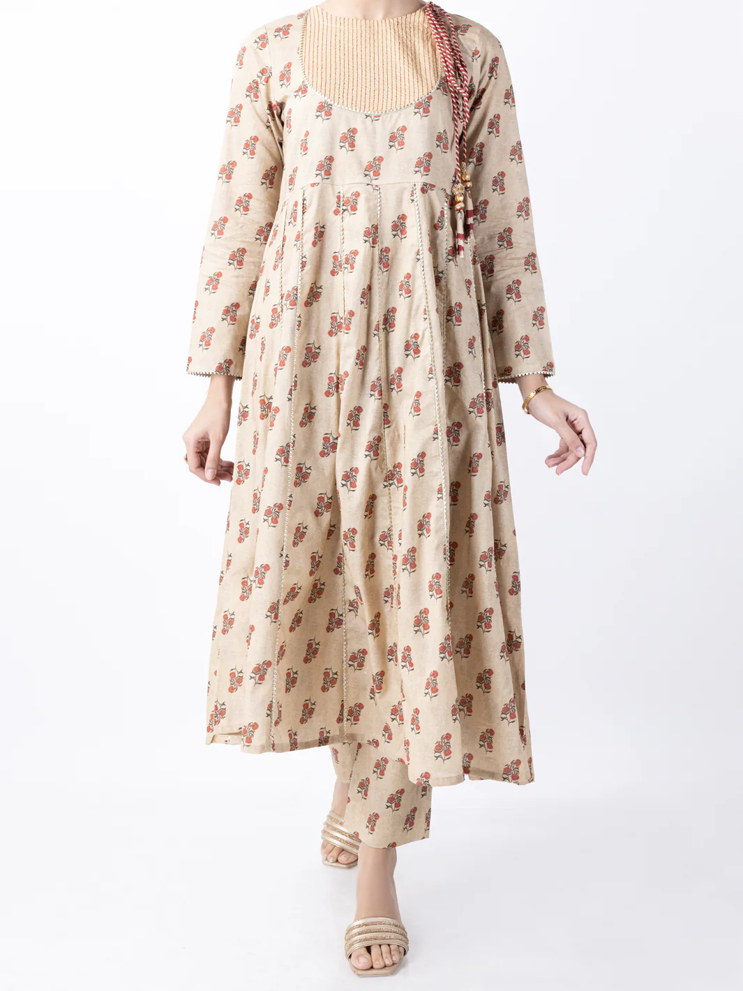 Khaki Lawn 2 Piece Stitched - ALP-2PS-LKS-1742