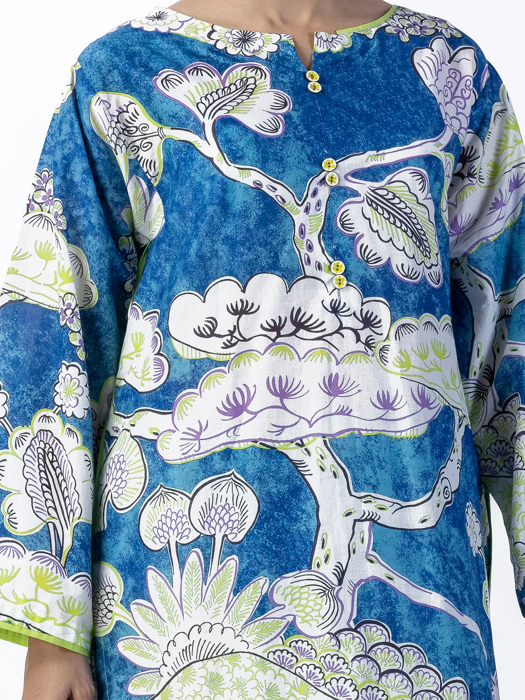 Blue Lawn 2Pc Stitched - ALP-2PS-LKS-1789 - Image 3