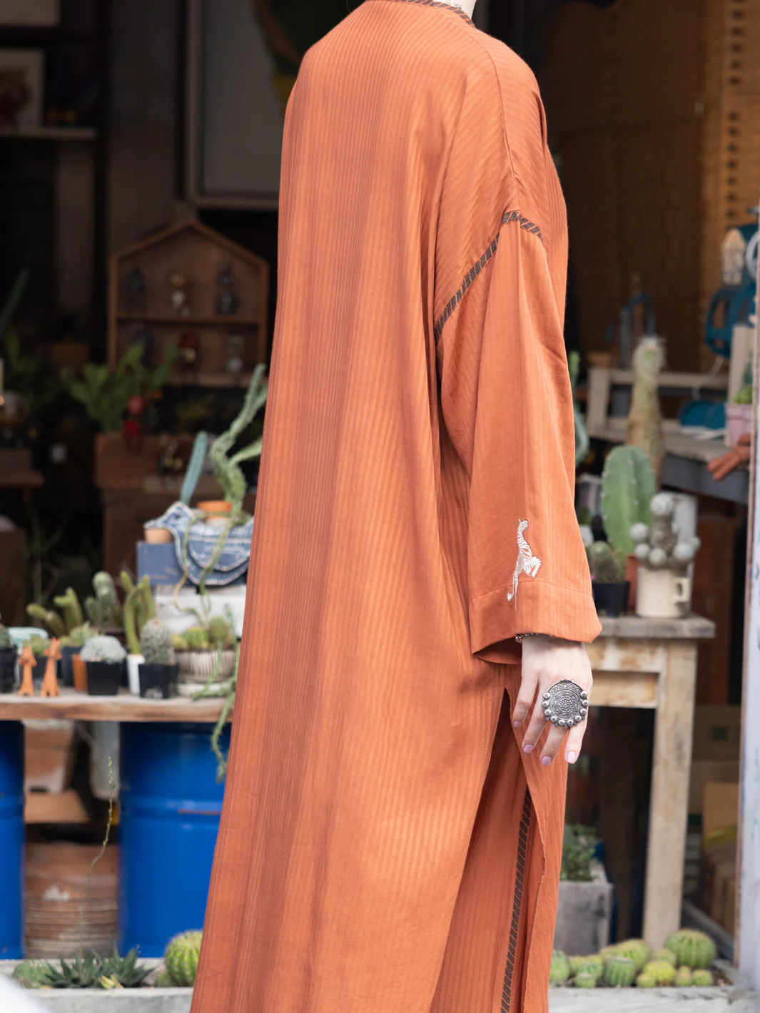 Rust Cotton Dobby 2Pc Stitched - ALP-2PS-LKS-1818 - Image 3