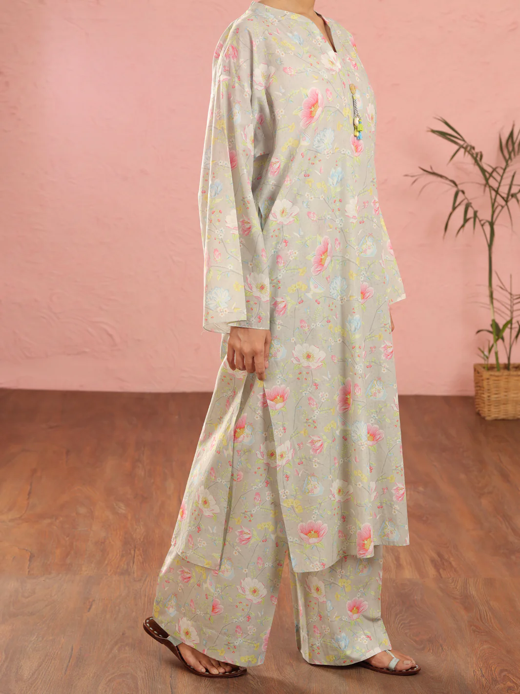 Pistachio Green Cambric 2Pc Stitched - ALP-2PS-LKS-1961 - Image 4