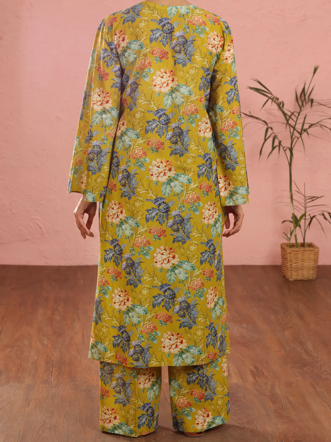 Parrot Green Cambric 2Pc Stitched - ALP-2PS-LKS-1964 - Image 2