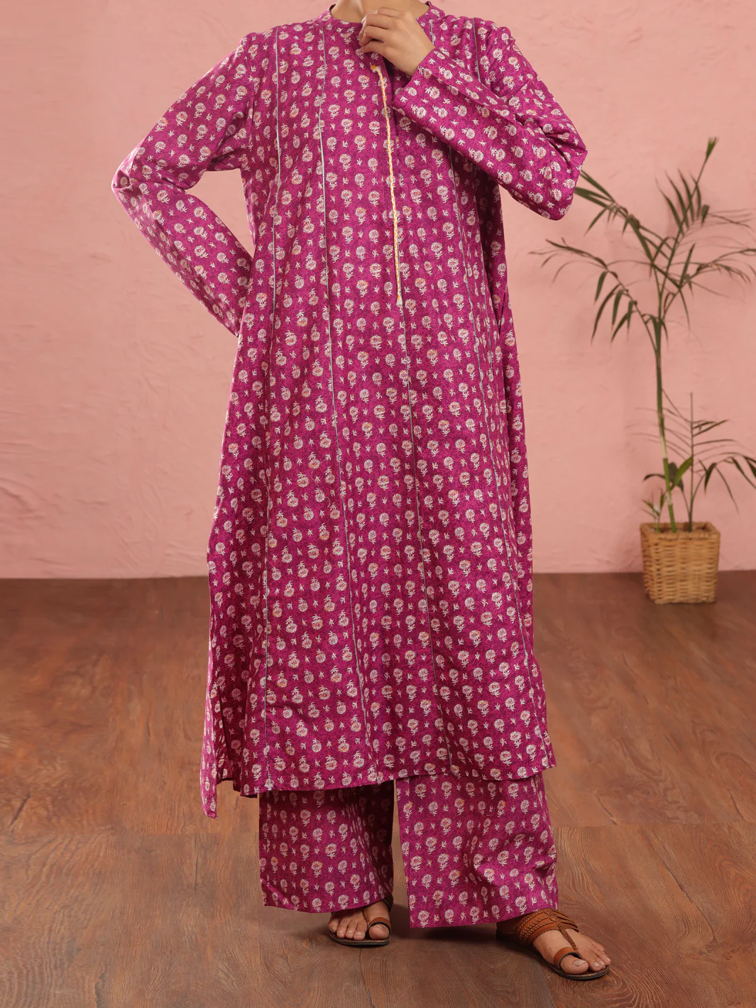 Purple Cambric 2Pc Stitched - ALP-2PS-LKS-1970 - Image 2