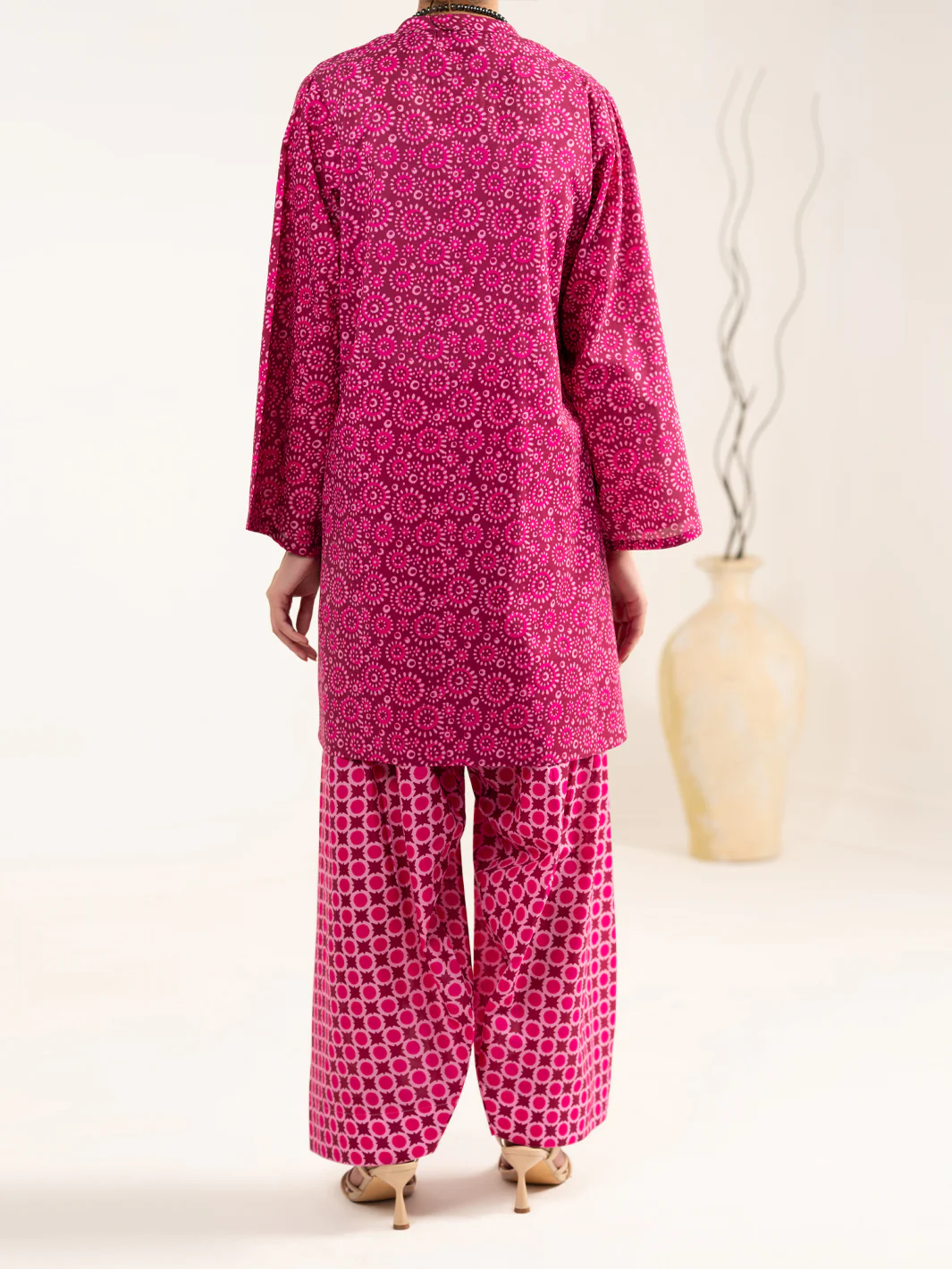 Fuchsia Lawn 2Pc Stitched - ALP-2PS-LKS-2481 - Image 3