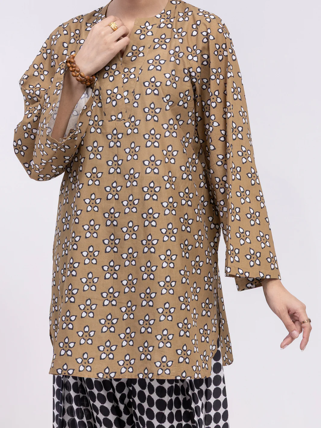 Mustard Lawn 2Pc Stitched - ALP-2PS-LKS-2482 - Image 2