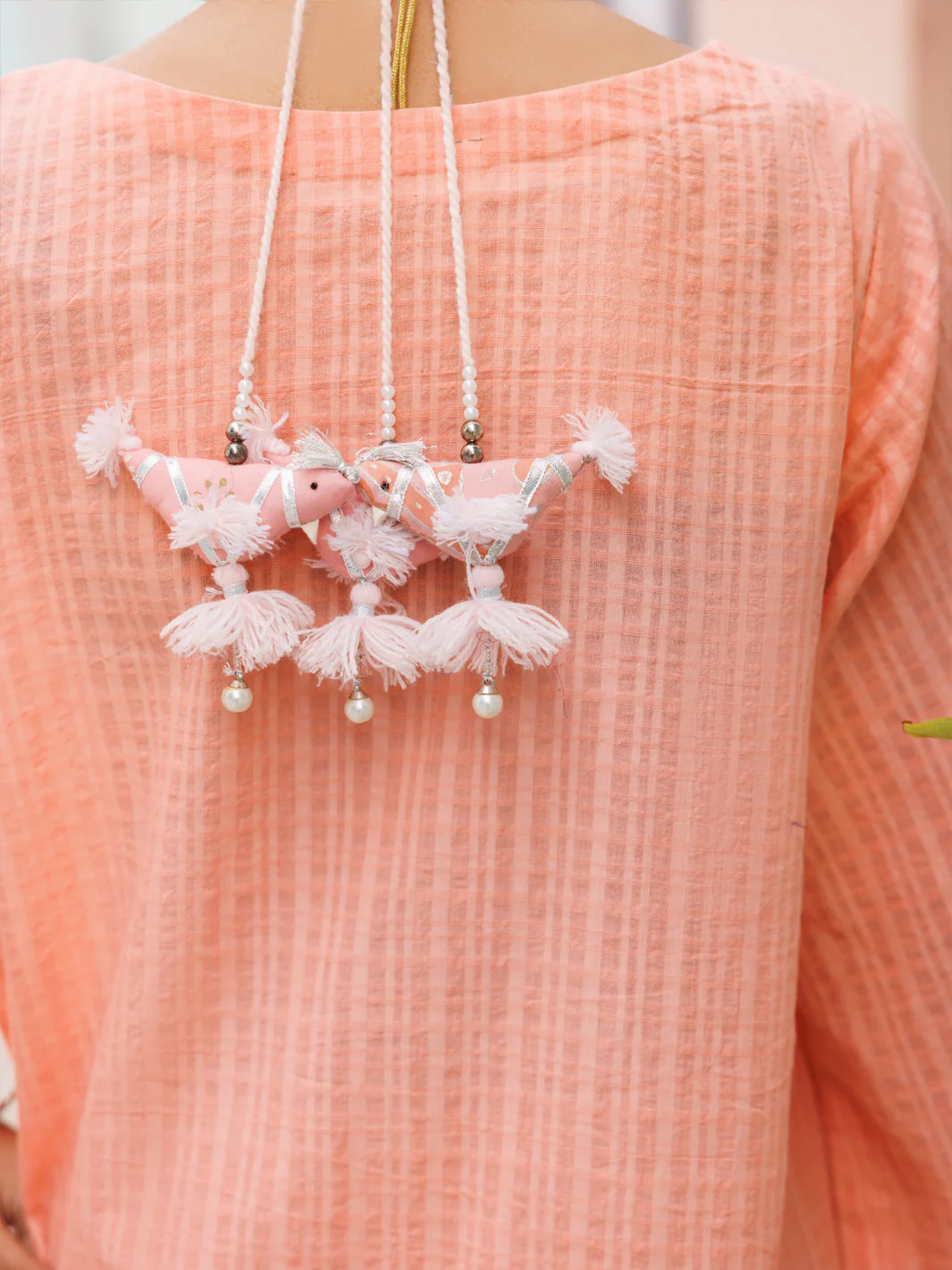 Peach Seersucker 2Pc Stitched - ALP-2PS-LKS-2523 - Image 6