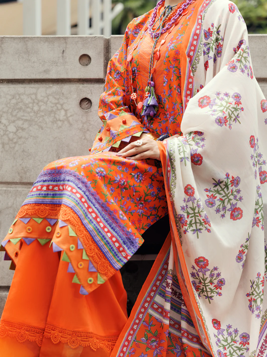 Terracotta Lawn 2Pc Unstitched - ALP-2PS-SLKD-UN-2265 - Image 3