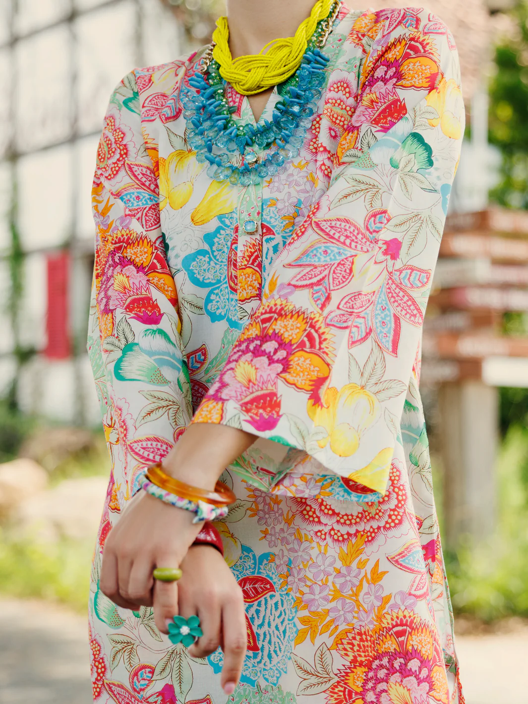 Multi Color Lawn 2 Piece Stitched - ALP-2PS-SLKS-2092 - Image 3