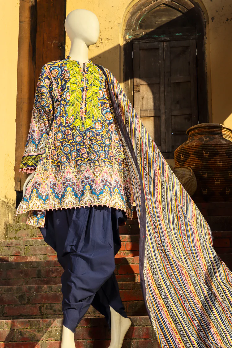 Natural 3 Piece Unstitched - ALP-331