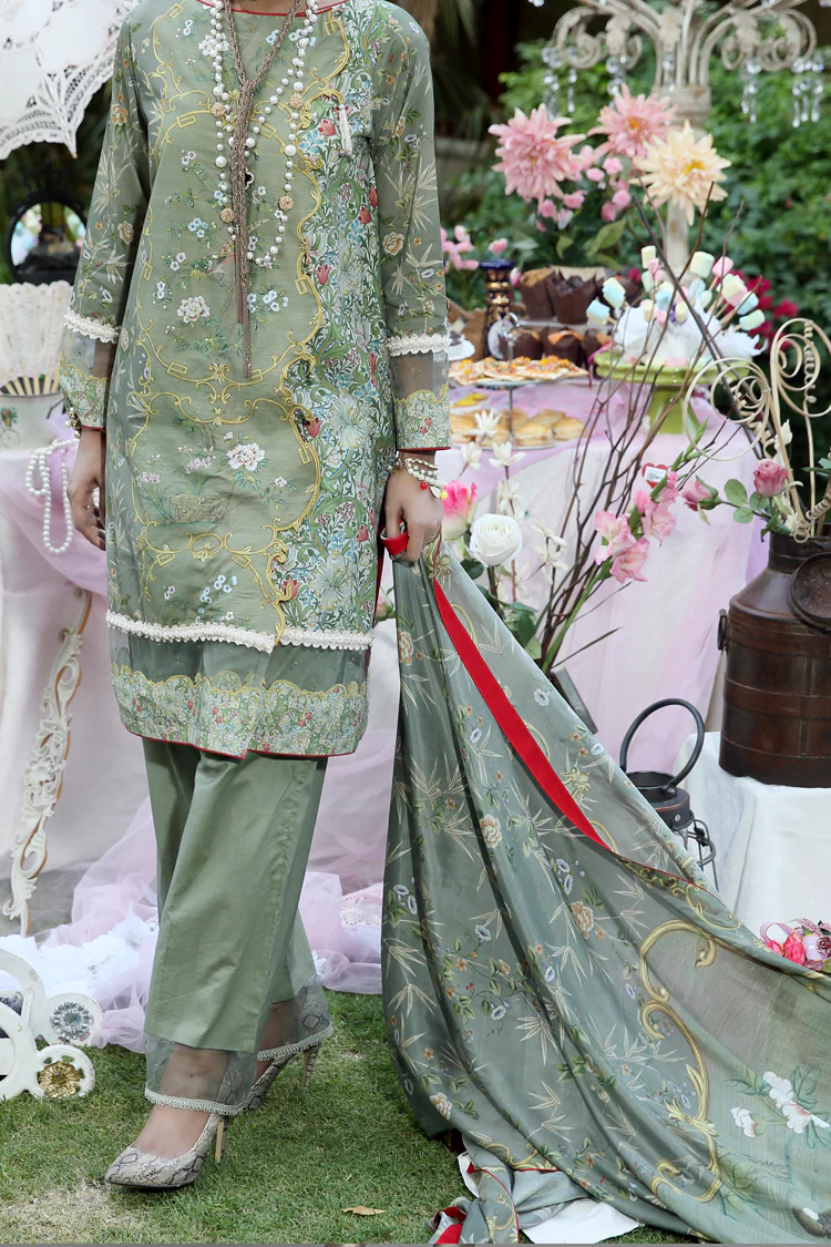 Grey 3 Piece Stitched - ALP-393