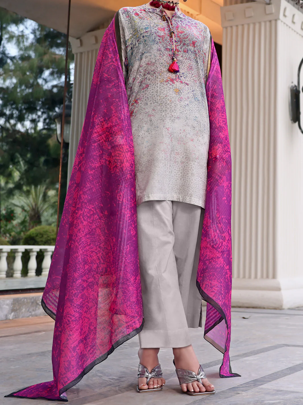 Grey Lawn 3 Piece Unstitched - ALP-3PS-1042
