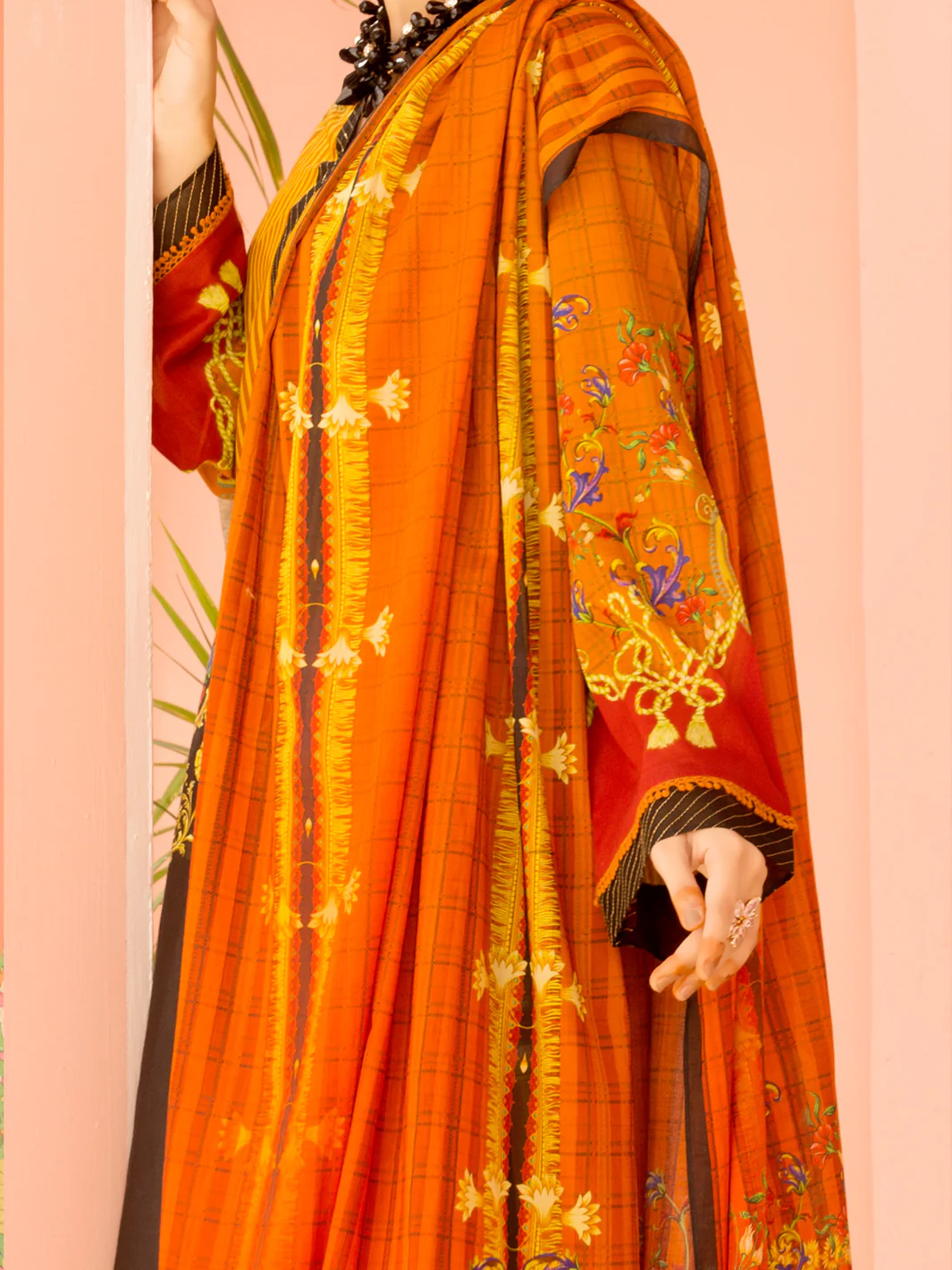 Mustard Lawn 3 Piece Stitched - ALP-3PS-1134 - Image 2