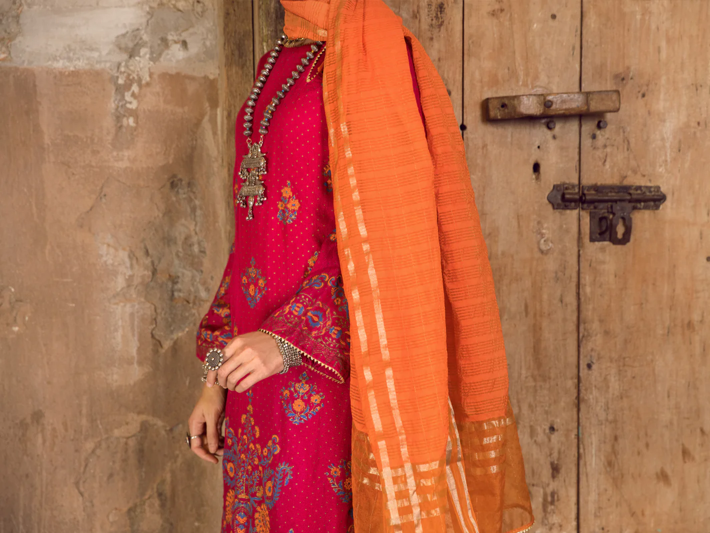 Pink Khaddi 3 Piece Stitched - ALP-3PS-1281 - Image 6