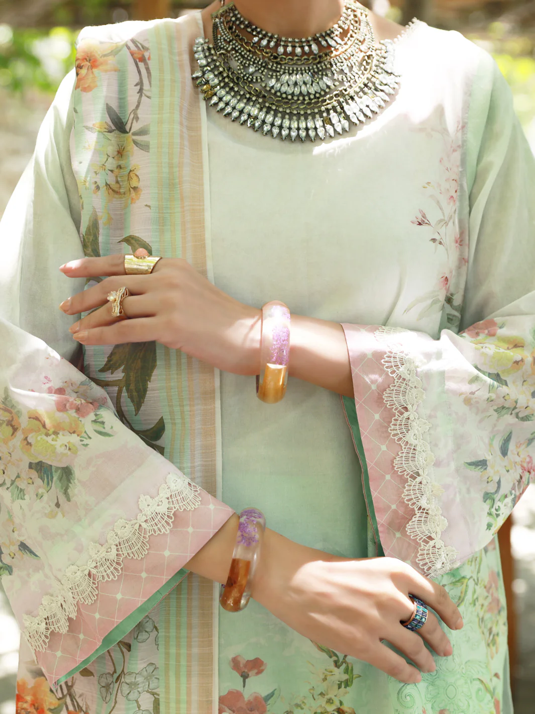 Pista Green Lawn 3 Piece Unstitched - ALP-3PS-1375 - Image 3