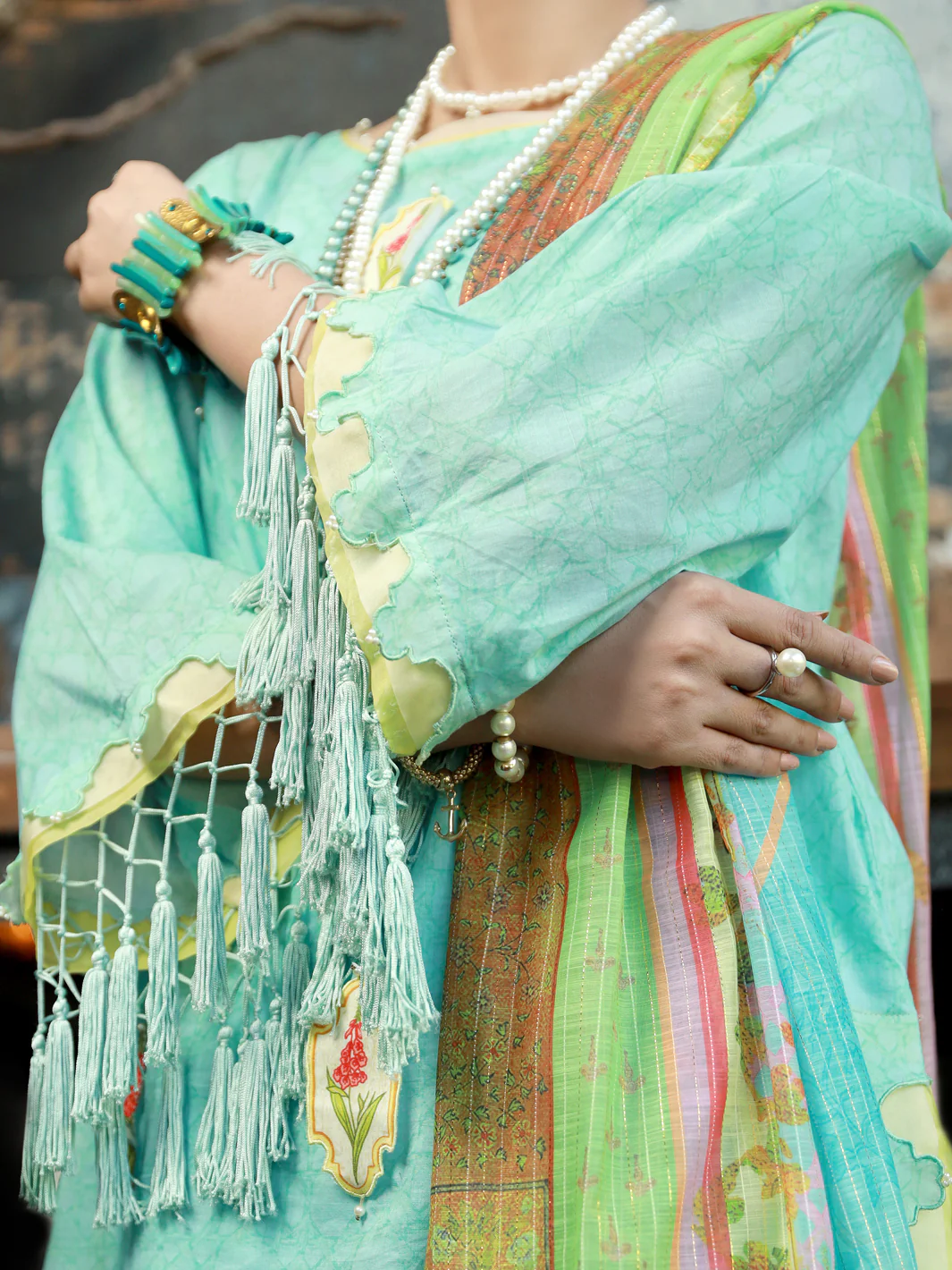 Ferozi Lawn 3 Piece Unstitched - ALP-3PS-1395 - Image 3