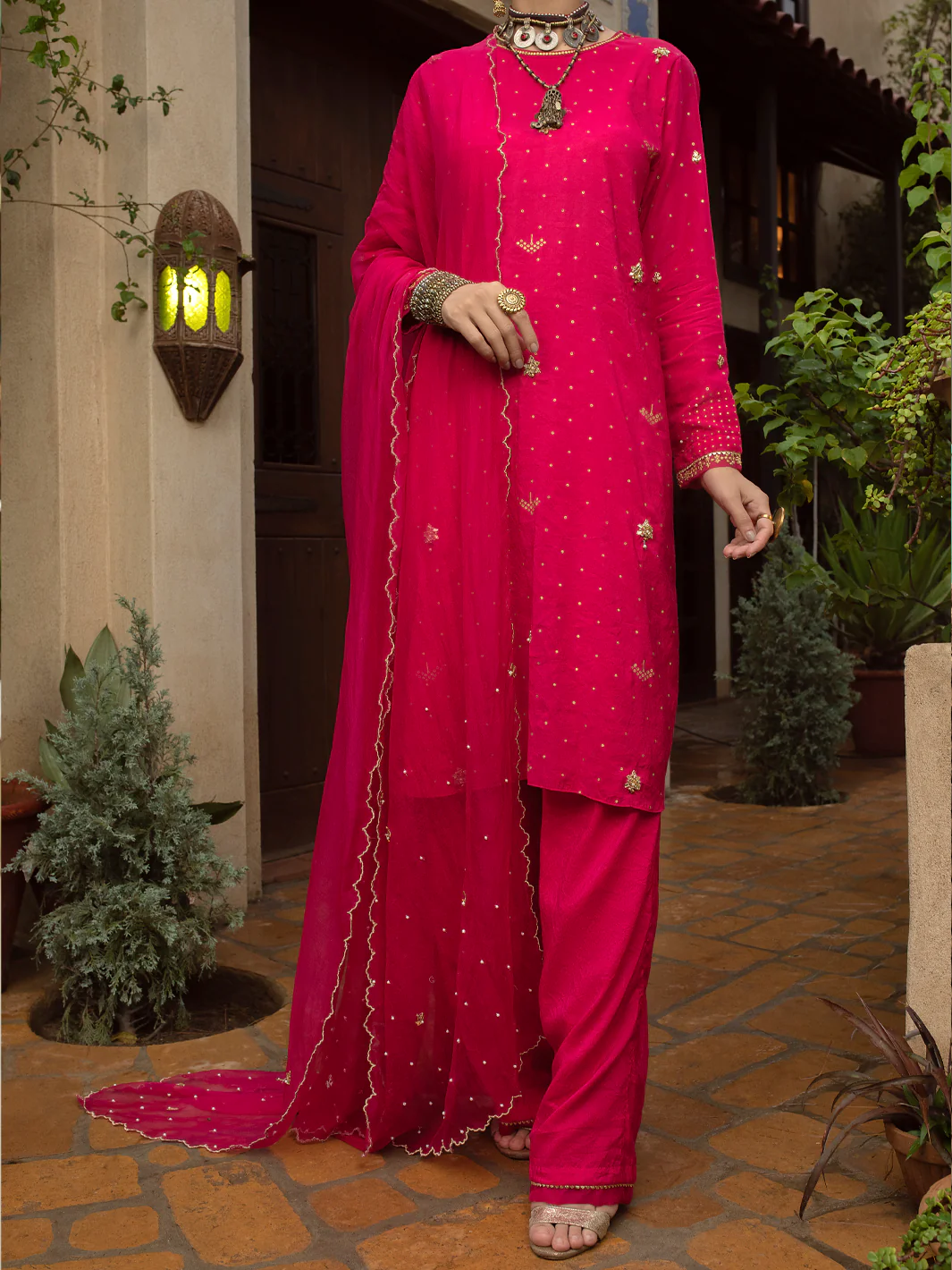 Pink 3 Piece Unstitched - ALP-3PS-1397 - Image 4